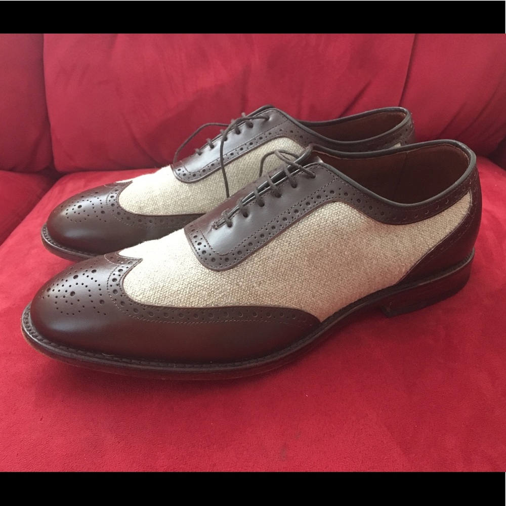Allen Edmonds Strawfut 9.5 3E wide shoes USA made